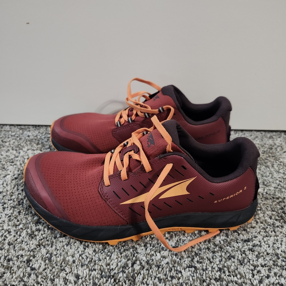 Altra Men's Trail Running Shoes - Red and Orange